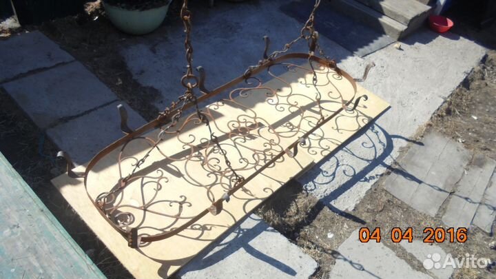 Люстра подвесная кованная