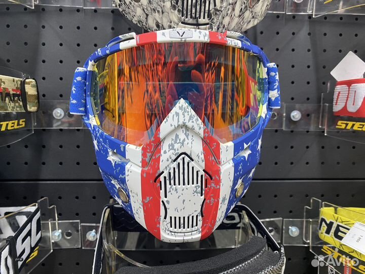 Очки защитные кроссовые VM-1019B/A