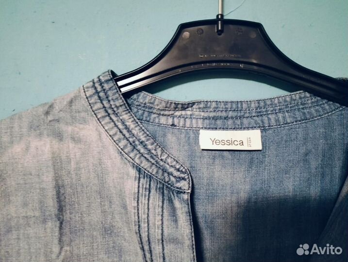 Джинсовая блузка