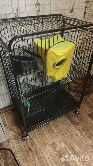 Клетка 3-х этажная Triol C2-1 64х43.5х92.5