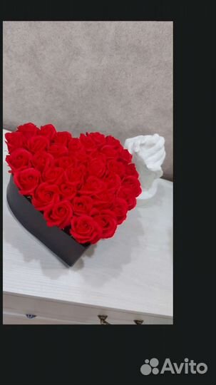 Букет роз из мыла
