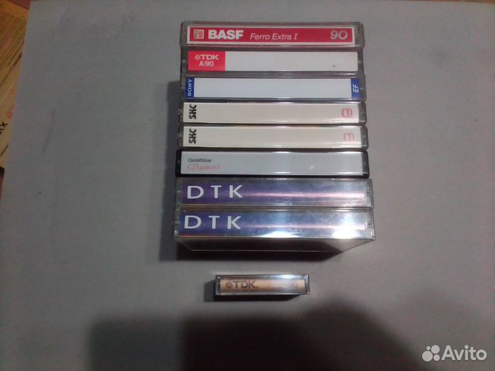 Кассеты BASF TDK Sony SKC Goldstar DTK