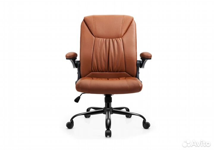 Кресло компьютерное кожаное новое