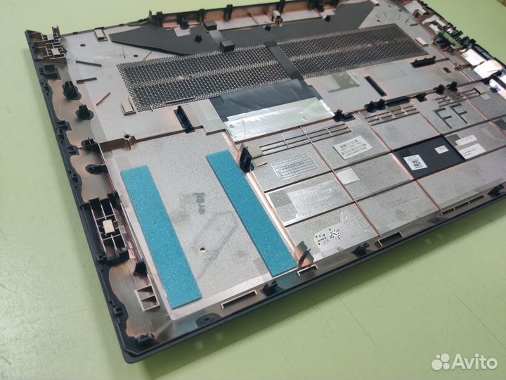 Нижняя часть корпуса HP 15-CX зеленые вставки