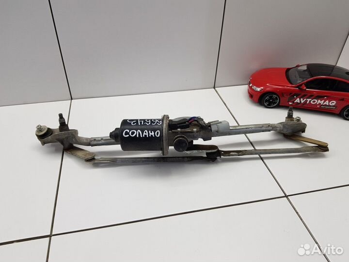 Трапеция стеклоочистителей с моторчиком