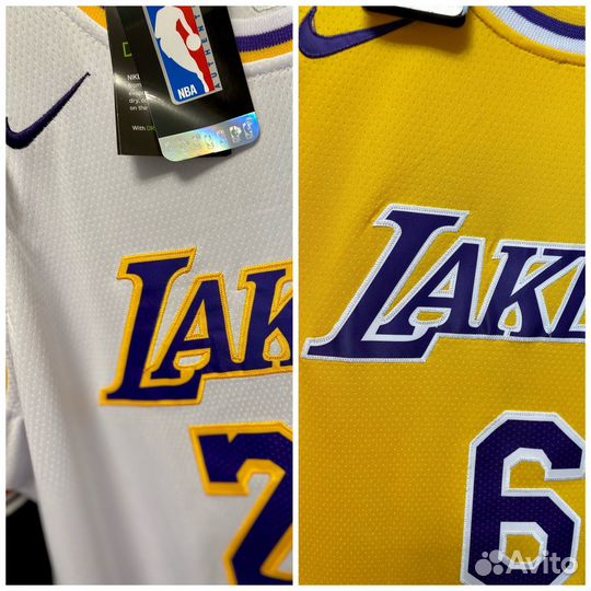 Баскетбольная джерси майка James Lakers