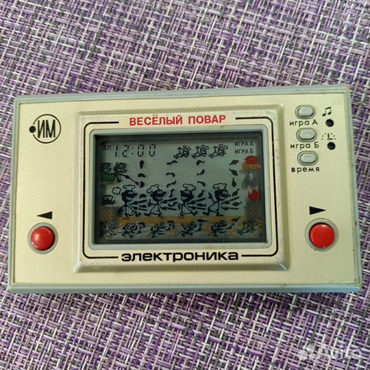 Игра электроника. Весёлый повар. Серая