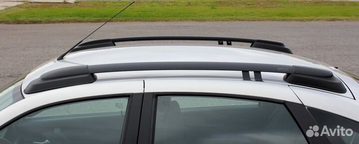 Рейлинги на крышу Лада Гранта лифтбек, черные