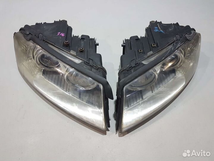 Фары дорестайлинг пара ауди а8 audi a8