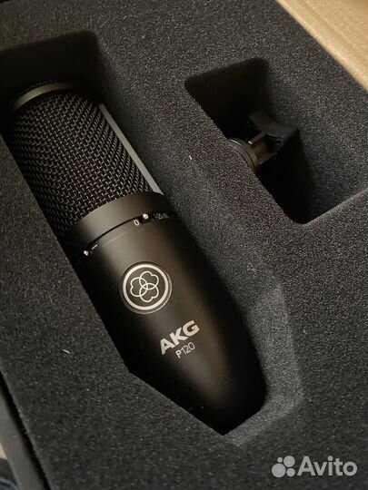 Микрофон akg p120 +XLR +Пантограф +Паук + Поп фил