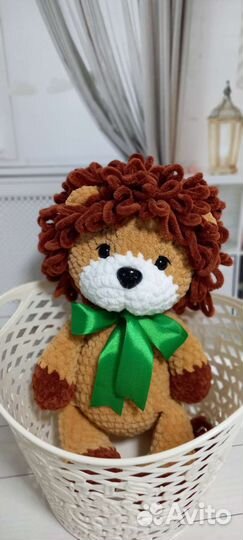 Львёнок вязаная игрушка