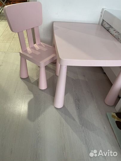Стол и стул детский IKEA mammut