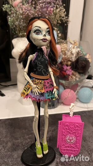 Кукла Монстер Хай скелета скариж и элизабэт