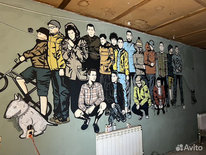 Роспись стен