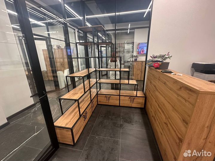 Офисные столы в стиле лофт