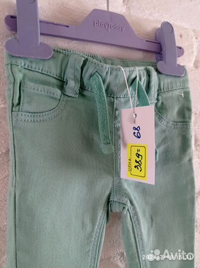 Новые брюки на девочку Hema, размер 68