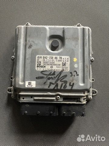 W164 блок двигателя дизель 3.2 ом 642