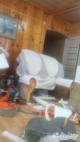 Перетяжка мебели диванов кроватей кресел