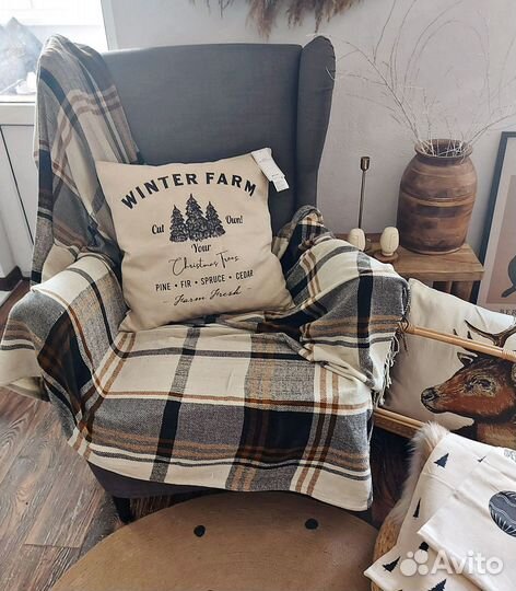 Чехол, чехол на подушку HM home H&M Zara home