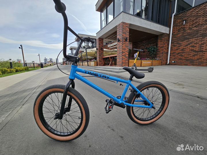 Велосипед timetry BMX синий