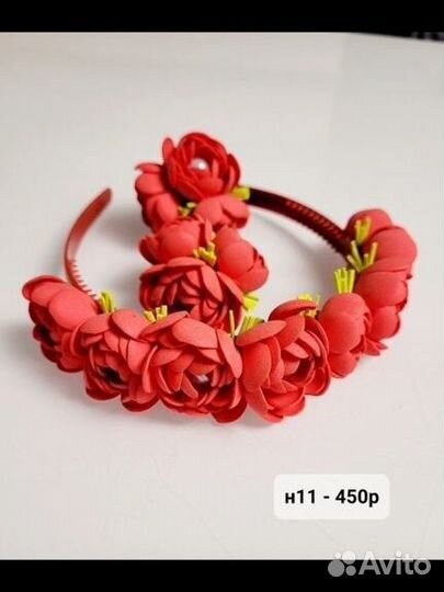 Заколка для волос ручная работа