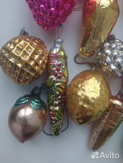 Елочные игрушки СССР