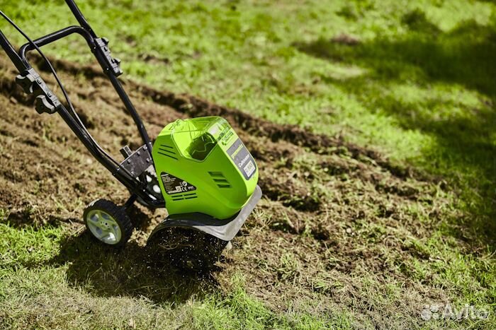 Greenworks GTL1520 культиватор, 220V