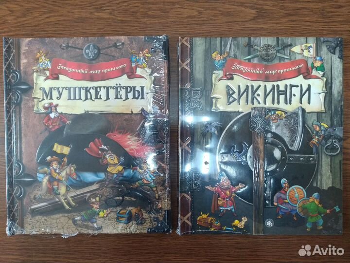 Детские книги-панорамы. Мушкетеры. Викинги