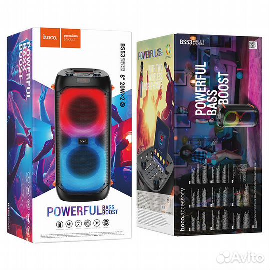 Портативная колонка hoco BS53 Manhattan wireless