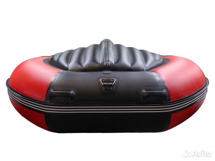 Лодка пвх Gladiator E300S красно/черный