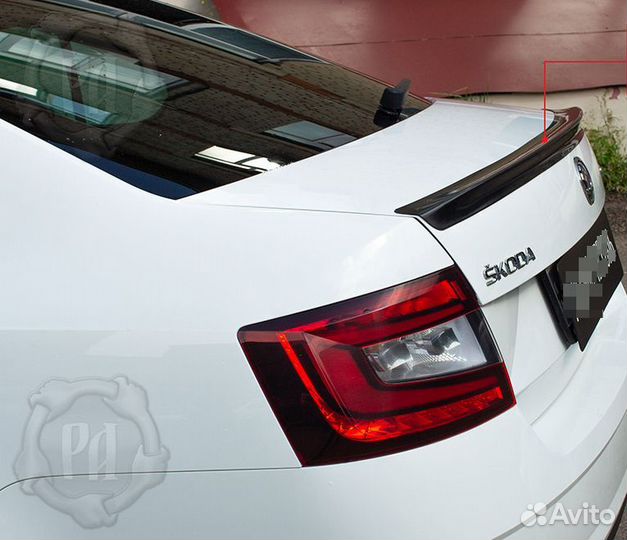 Спойлер (дефлектор) заднего стекла для Octavia A7