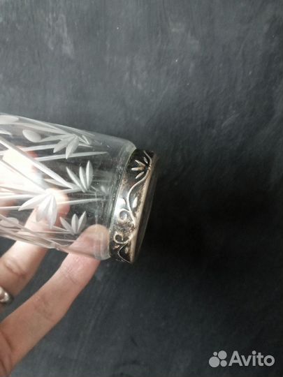 Рюмка СССР с мельхиоровым дном