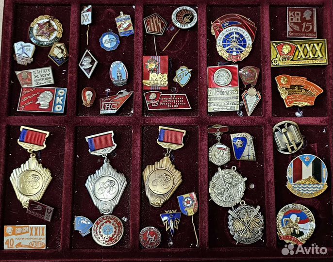 Значки. Знаки. Разные. СССР. Иностранные. влксм