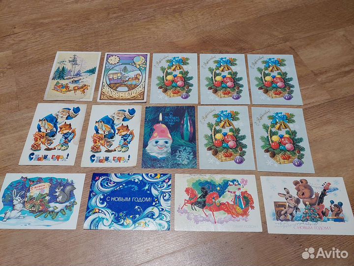 Открытки советские СССР чистые