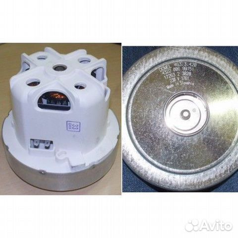 Мотор пылесоса 1800W, H-114/30, D-120 Domel