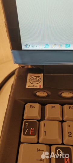 Ретро-ноутбук Compaq Armada 1750