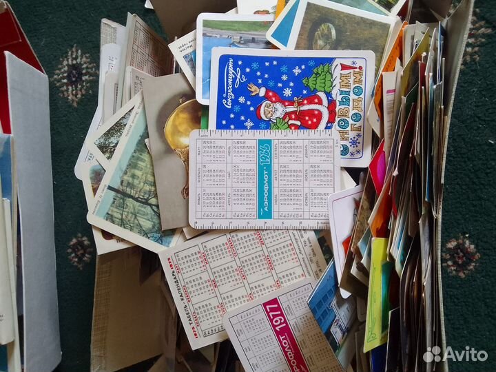 Карманные календарики СССР 1965 -1999