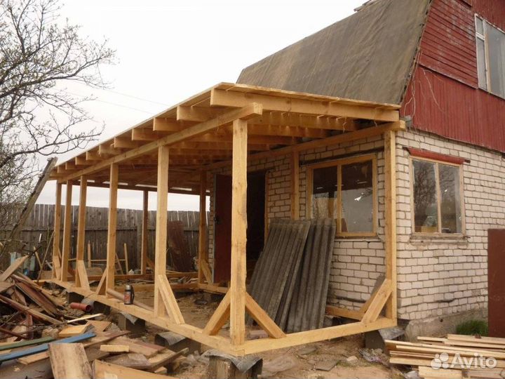 Строительство веранд и пристроек к дому