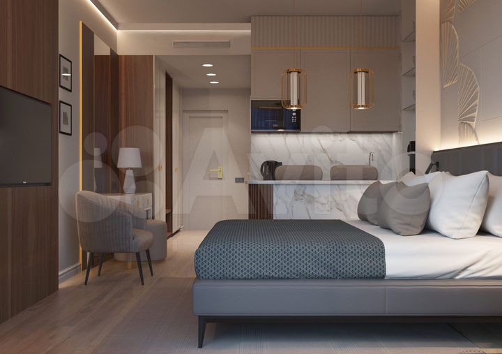 Апартаменты-студия, 28,4 м², 2/10 эт.