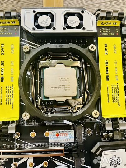 Комплект x99 2011v3 Intel Xeon 2666v3 32gb DDR4