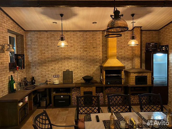 Печь для комплекса барбекю