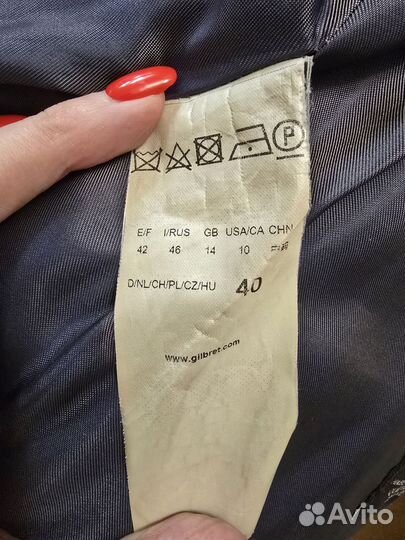 Пальто женское демисезонное 46 48 темносинее