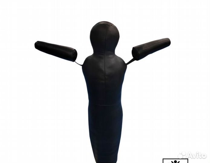 Манекен для самбо одноногий 1.4 м кожа 2.5 мм, DNN