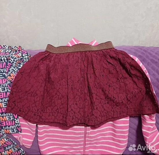 Детские вещи пакетом на девочку 116 122 размер б.у