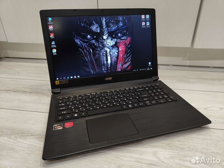 Мощный Ryzen 5 / 8GB / SDD+HDD / FHD / R535 /ак 2ч