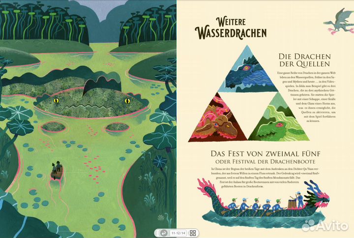 Драконы: Энциклопедия чудесного на немецком