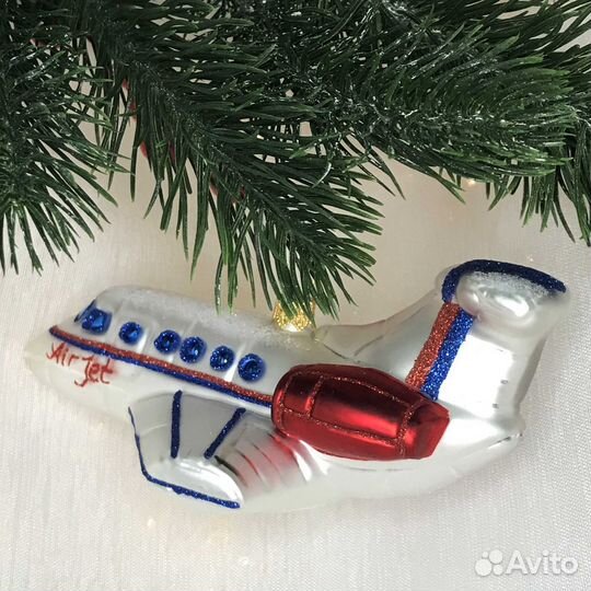 Елочная игрушка из стекла 