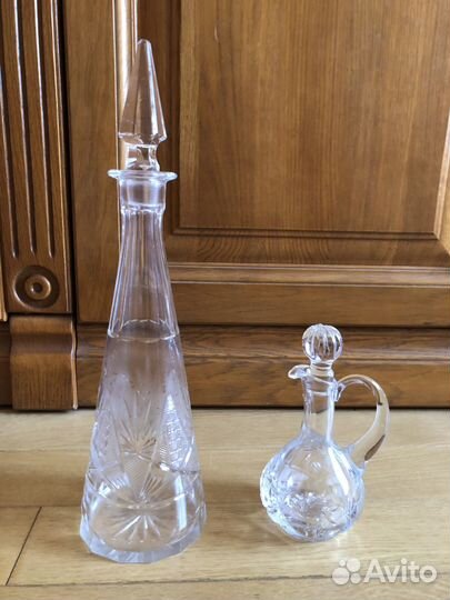 Графины хрустальные СССР 50-70 годы