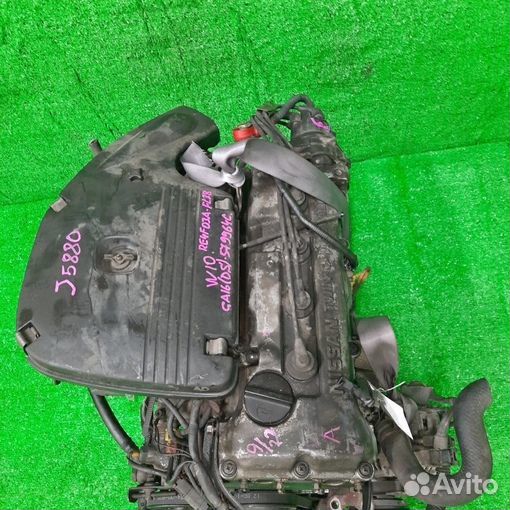 Двигатель в сборе двс nissan avenir W10 ga16ds 199