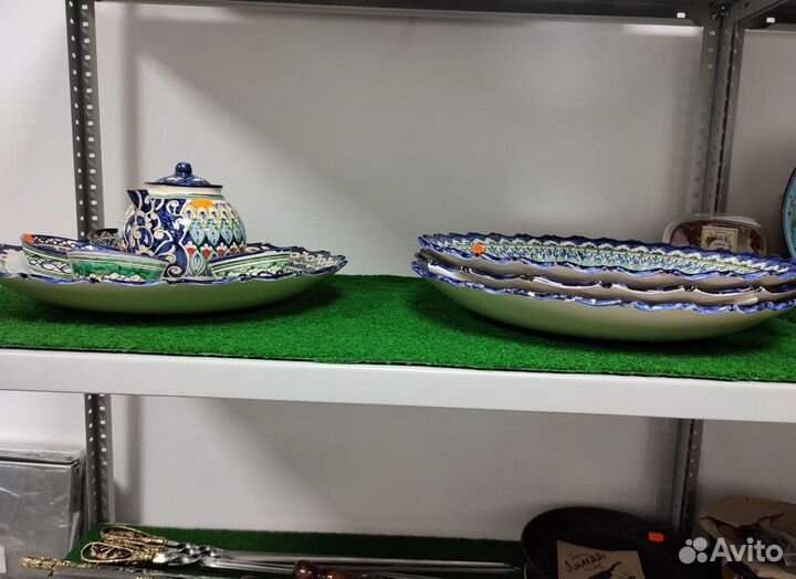 Узбекская посуда в ассортименте. Магазин